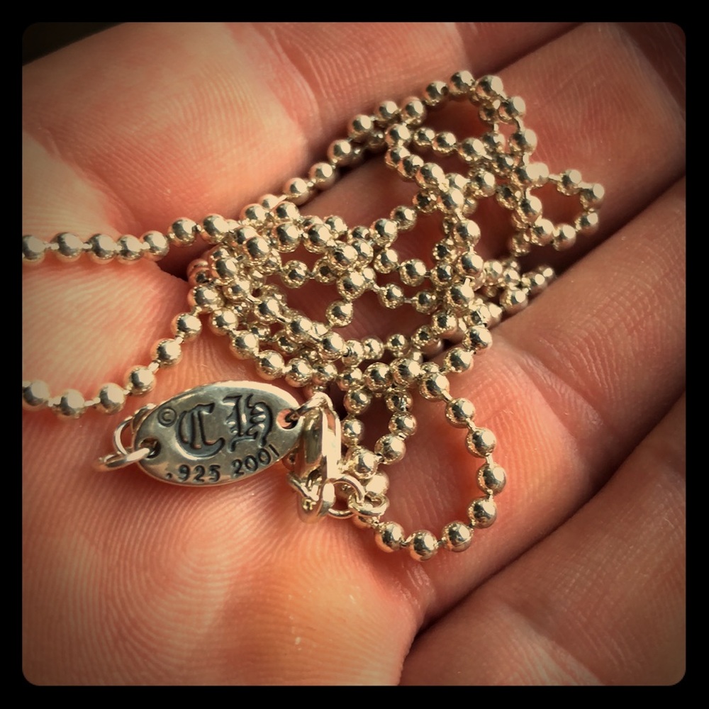 24” ball chain CHROME HEARTS